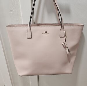 Like New Kate Spade Pale Pink Large Leather Tote